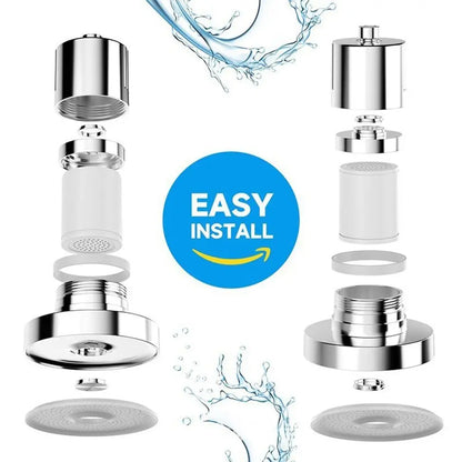 Pressurized Healthier Hair Filtered Shower Head Reduce Hair Shedding Protect Hair Mineral Filtration Shower Head