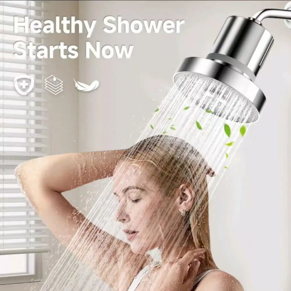Pressurized Healthier Hair Filtered Shower Head Reduce Hair Shedding Protect Hair Mineral Filtration Shower Head